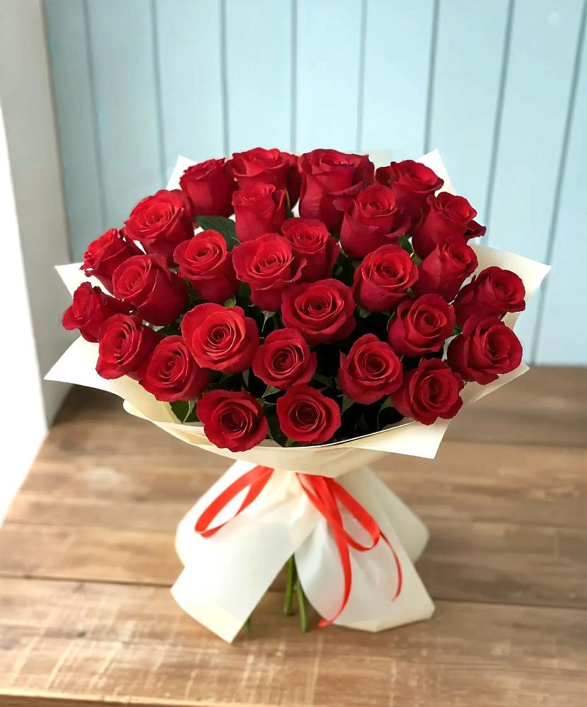 Букет 29 Красных роз в Домне