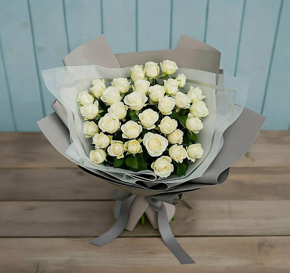 Букет Белоснежная нежность в Домне
