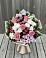 Букет цветов из: Альстромерии, Гвоздики, Розы и Хризантемы в Домне