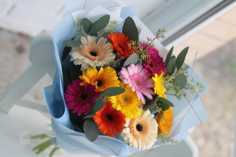 Букет цветов из: Герберы в Домне