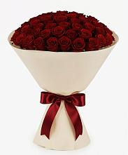 Букет 101 Бордовая роза Блэк Бакарра в Домне