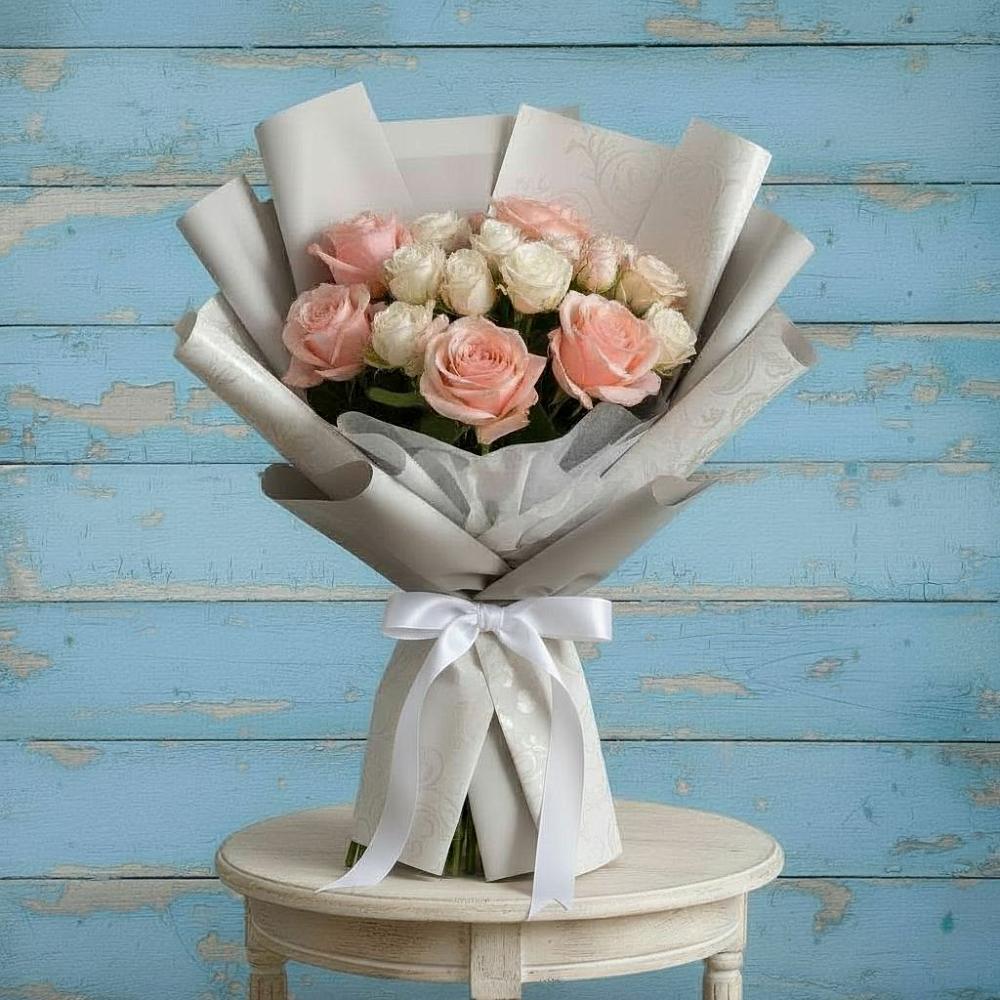 Букет цветов из: Розы в Домне