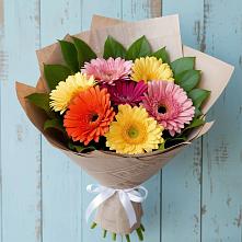 Букет цветов из:  Герберы в Домне