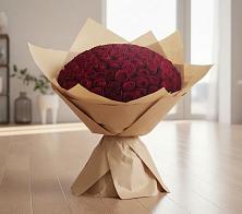 Букет 101 Красная роза в Домне