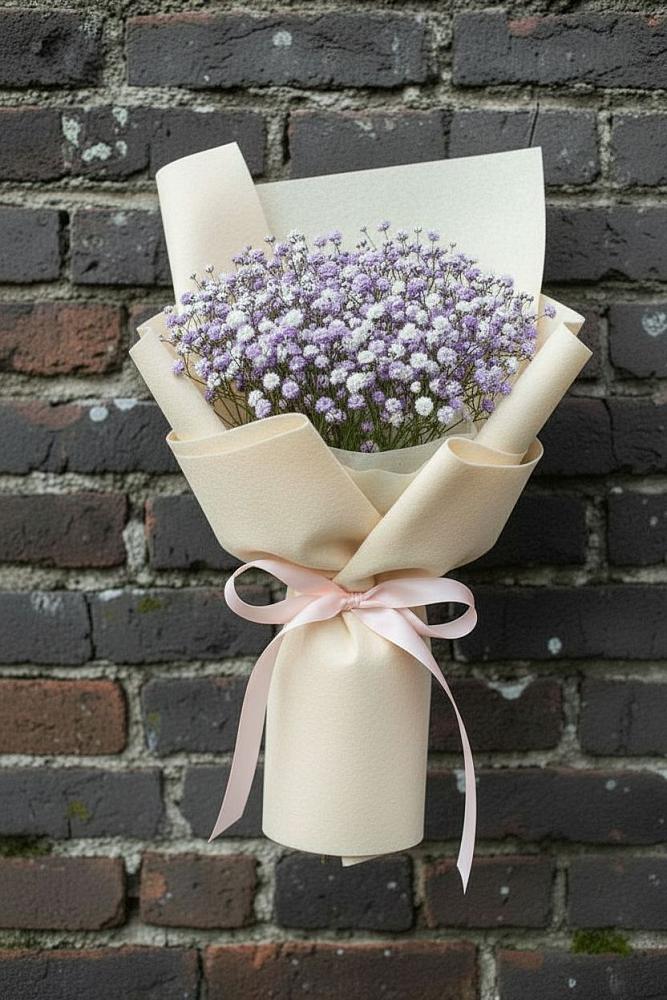 Букет цветов из: Гипсофила в Домне