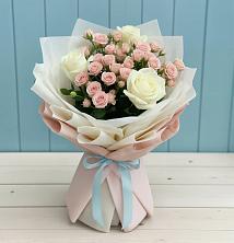 Букет цветов из:  Розы в Домне
