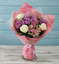 Букет цветов из:  Герберы в Домне