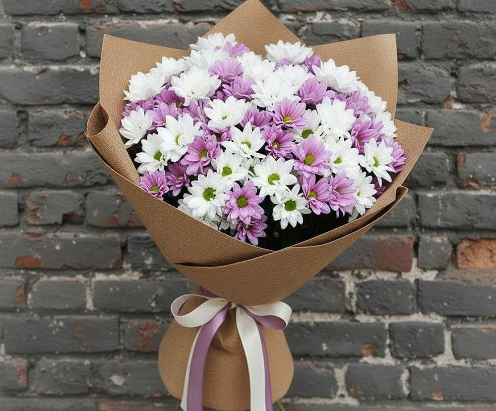 Букет цветов из: Хризантемы в Домне