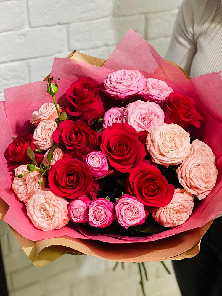 Букет цветов из: Розы в Домне