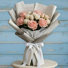 Букет цветов из:  Розы #REPLACE_PRED# Домне