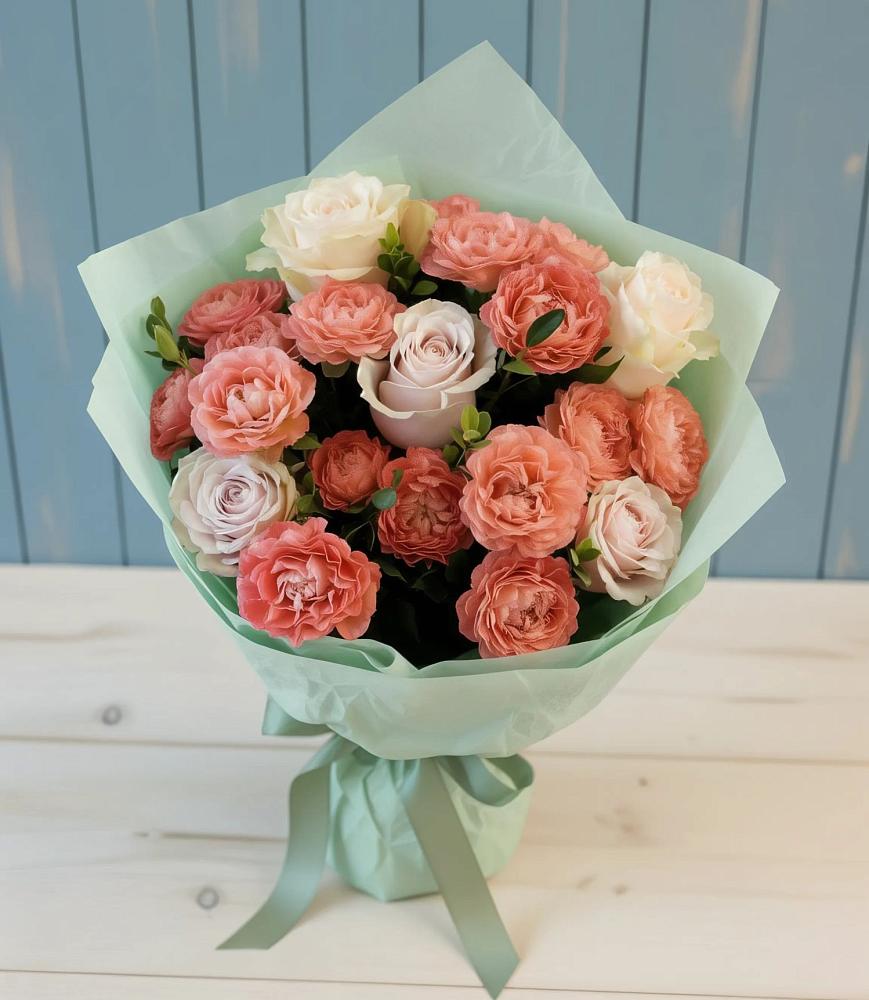 Букет цветов из: Розы в Домне