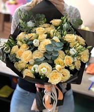 Букет цветов из:  Розы и Лизиантусы #REPLACE_PRED# Домне