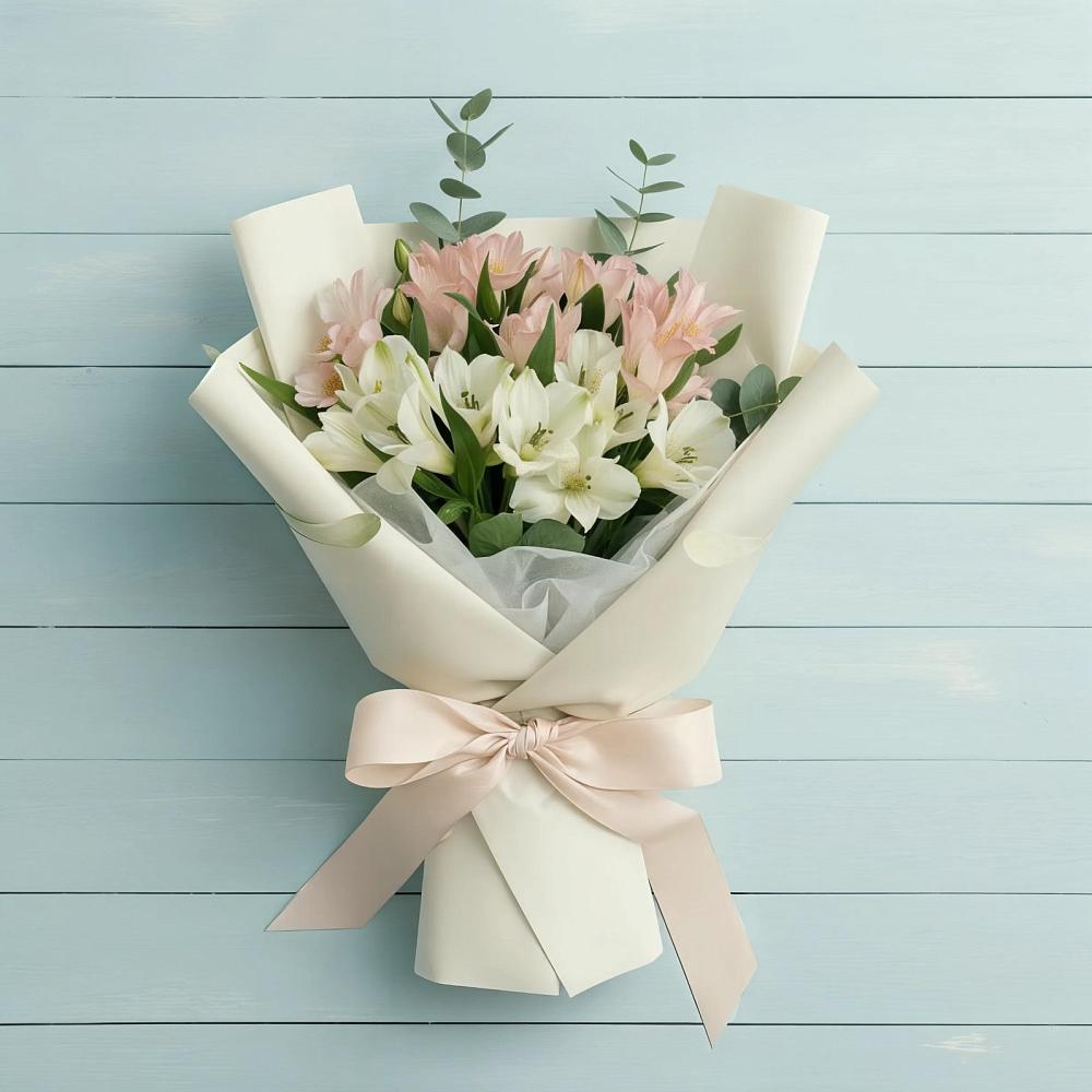 Букет цветов из: Альстромерии в Домне