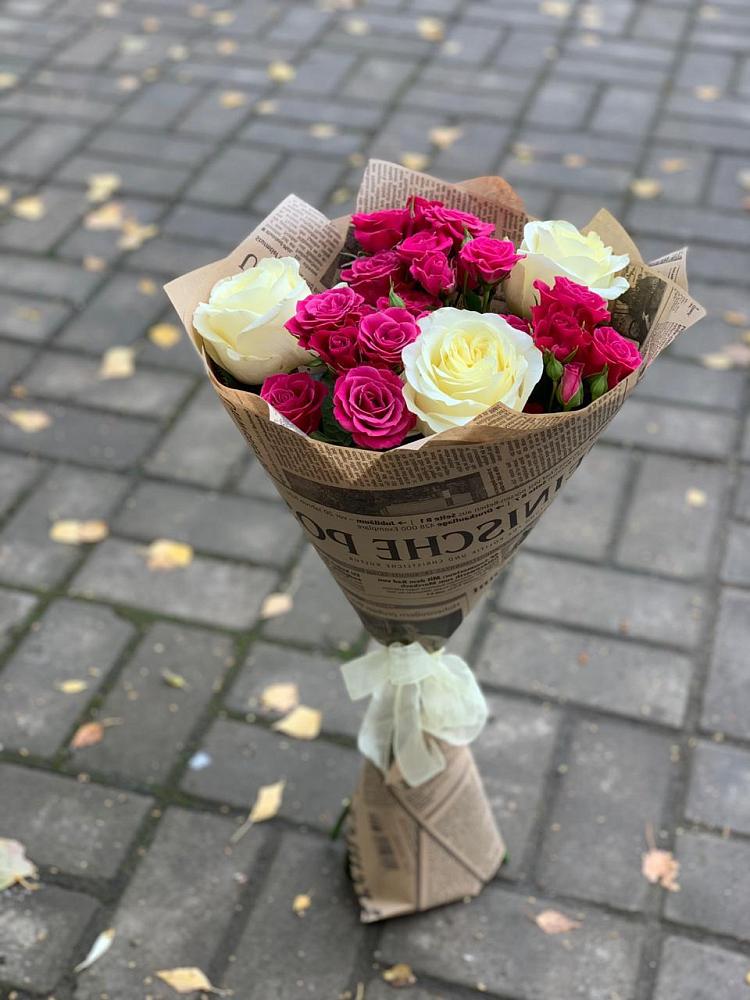 Букет цветов из: Розы в Домне