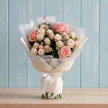 Букет цветов из:  Розы в Домне
