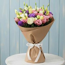 Букет цветов из:  Лизиантусы в Домне