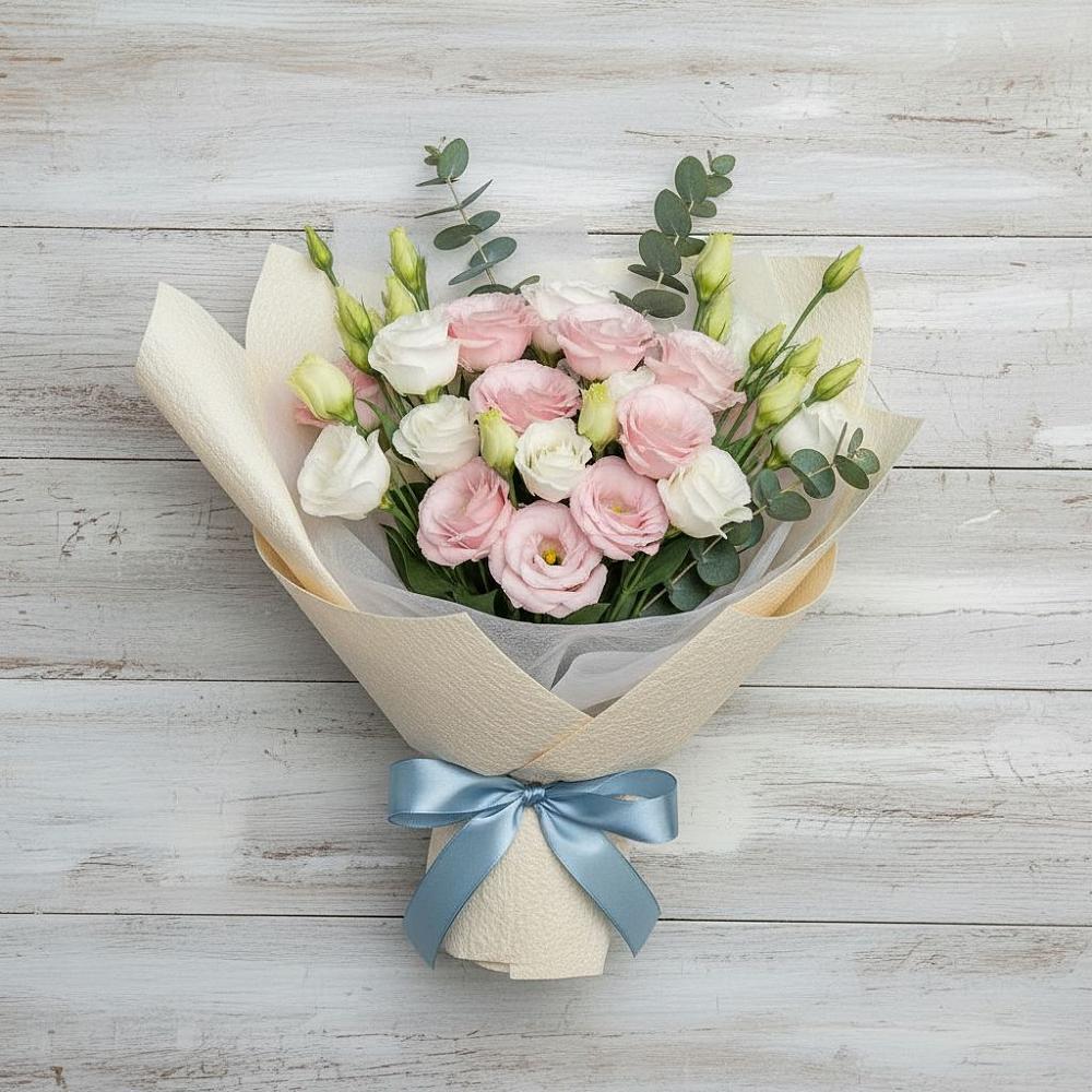 Букет цветов из: Лизиантусы в Домне